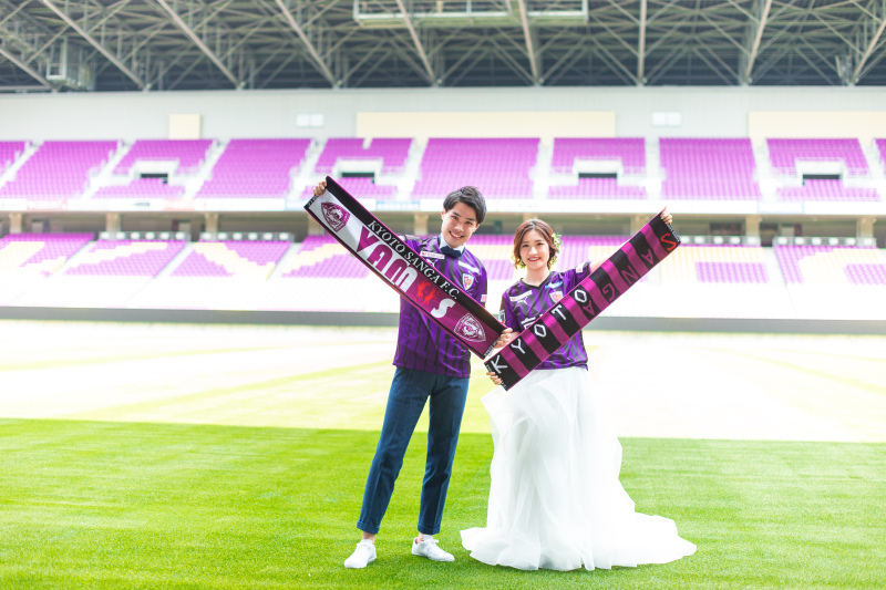 【タガヤブライダル限定】サンガスタジアムフォトプラン洋装1点