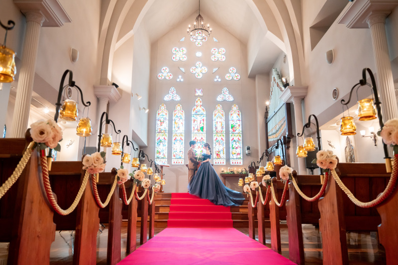 【和装&洋装コンボプラン!】世界遺産二条城和装1点ロケーションフォト+本格チャペルでの洋装1点フォトプラン