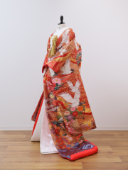 IU11551/朱からネイビーぼかし青海波