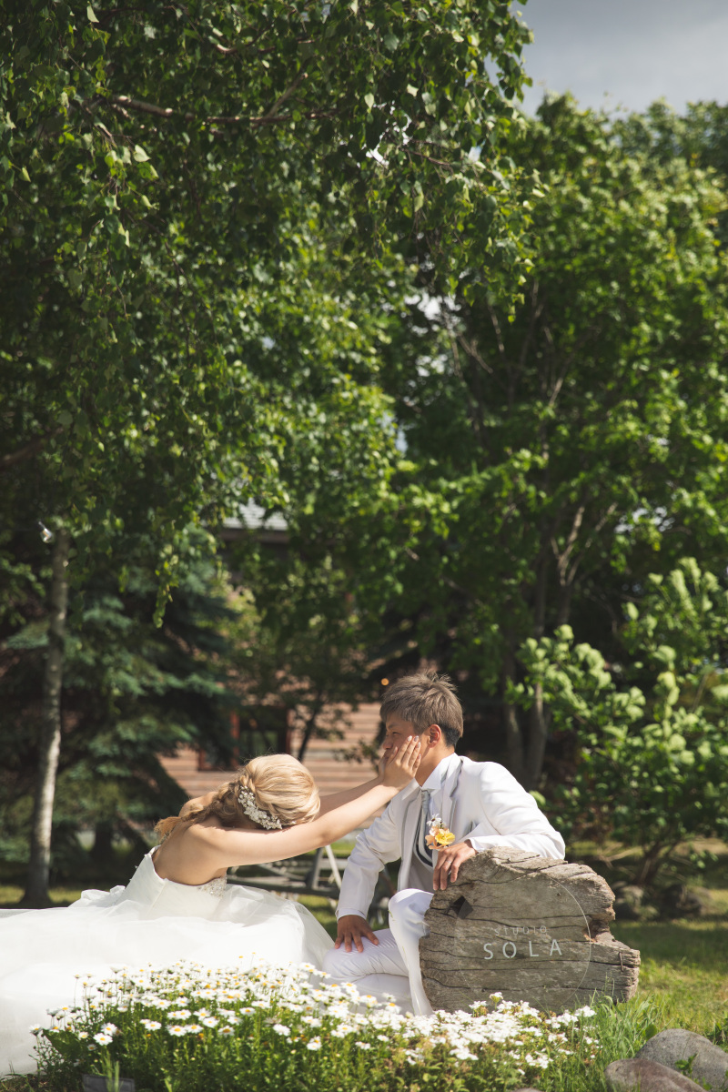 ガーデンでも撮影!