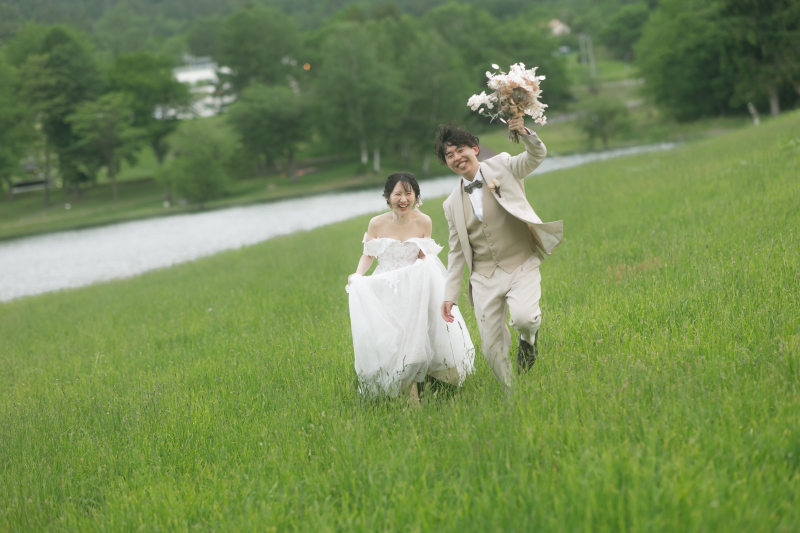 2人で猛ダッシュ！