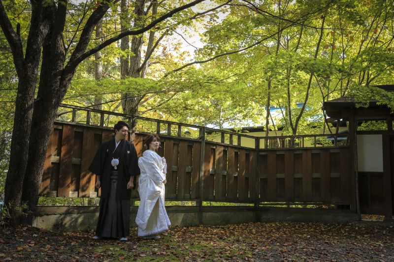 木漏れ日を浴びて