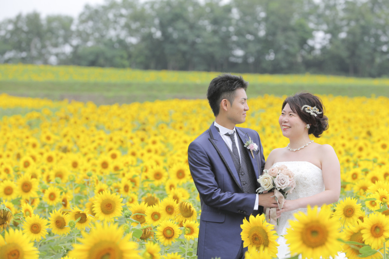 日本一のひまわり畑で