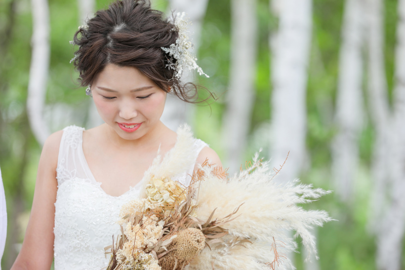 新婦様のソロショット