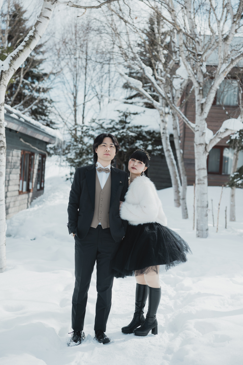 黒×雪がかわいい!