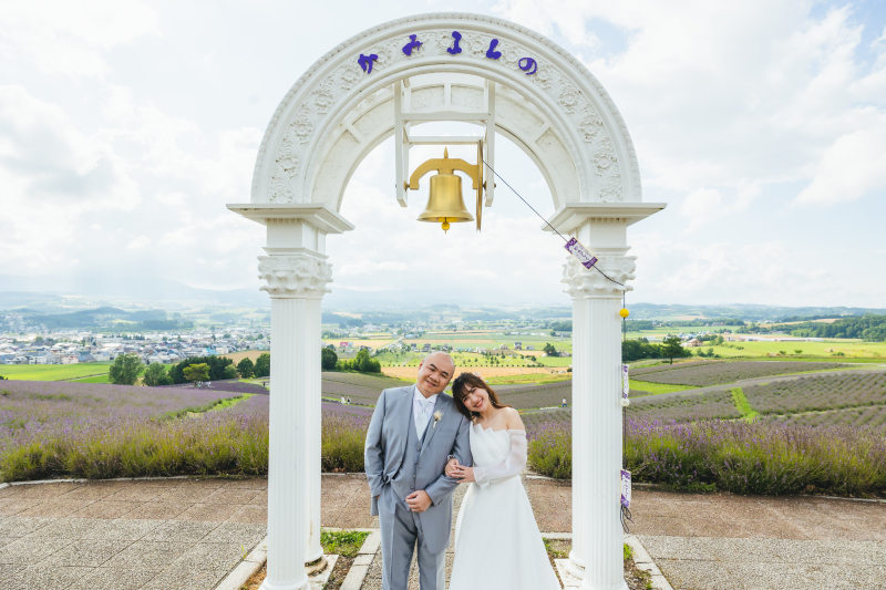 壮大な景色の中で