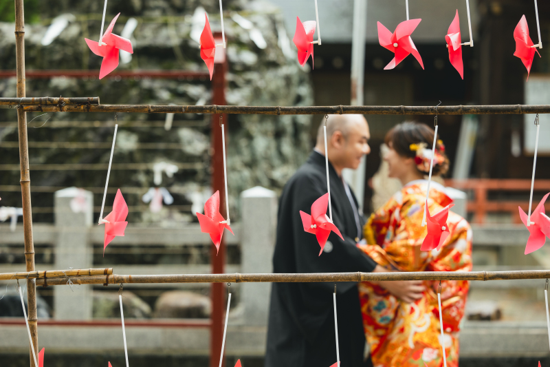 境内にある風ぐるま