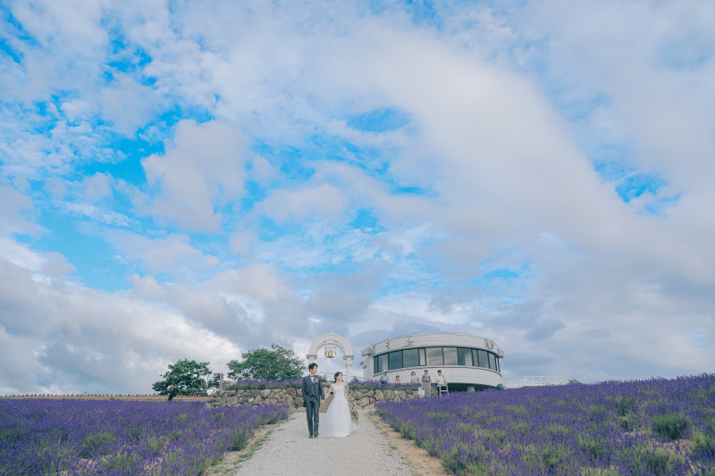 最高の天気に恵まれて