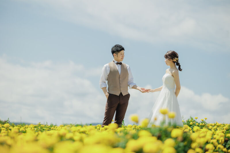 お花に囲まれた写真も撮れます!