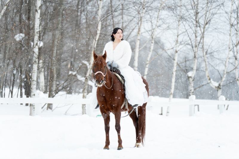 新婦様の目線のさきには