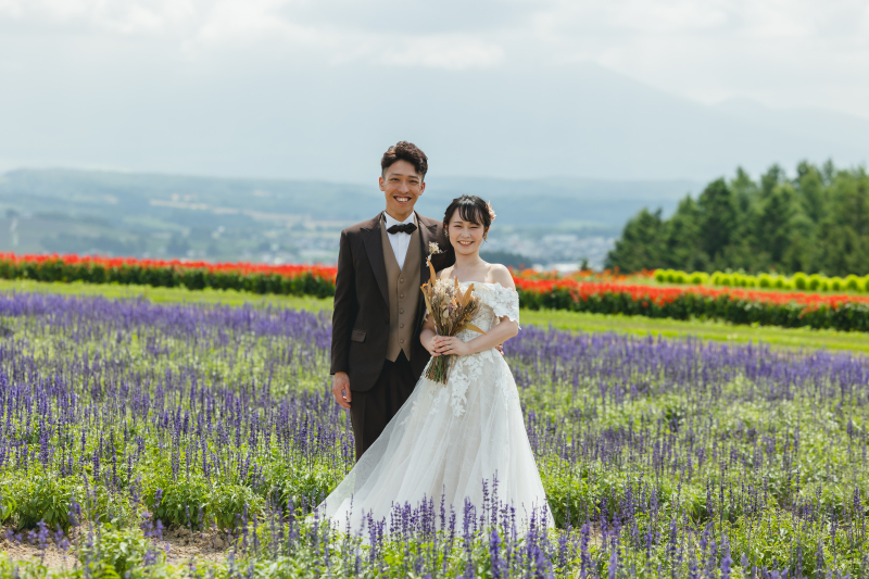 フラワーランドかみふらのでカラフルな一枚を