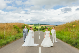 姉妹でフォトウェディング♪