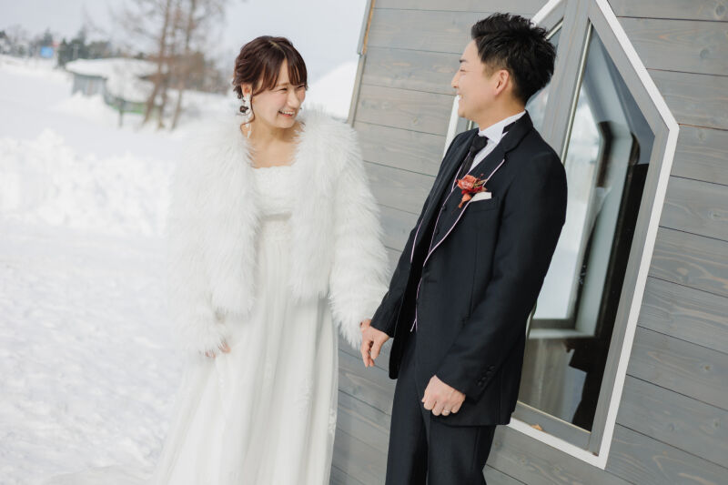 ドレスに合わせて