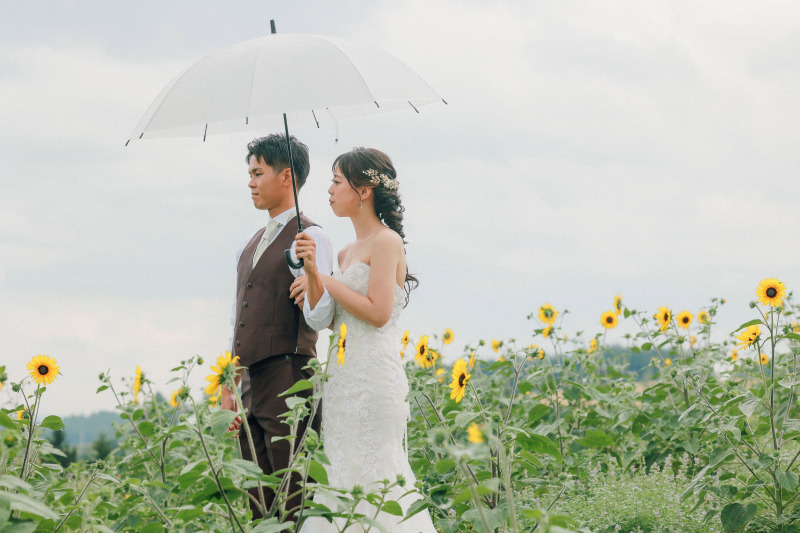 傘の撮影こともロマンチック