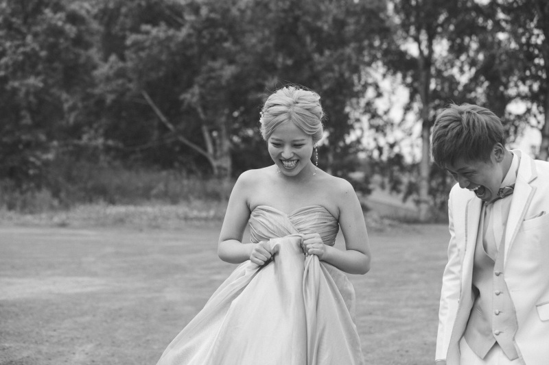 不意のオフショット感