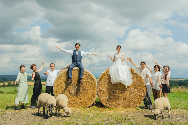 家族みんなで♪北海道ウェディング
