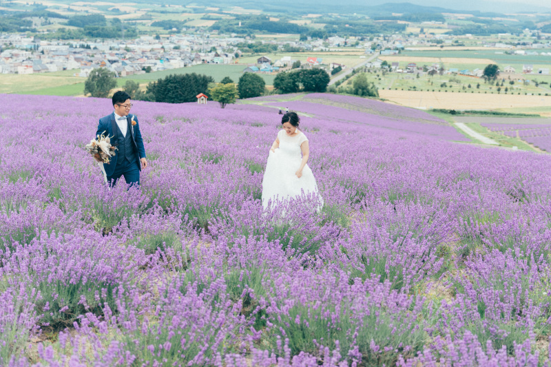 花畑の中に入れる贅沢