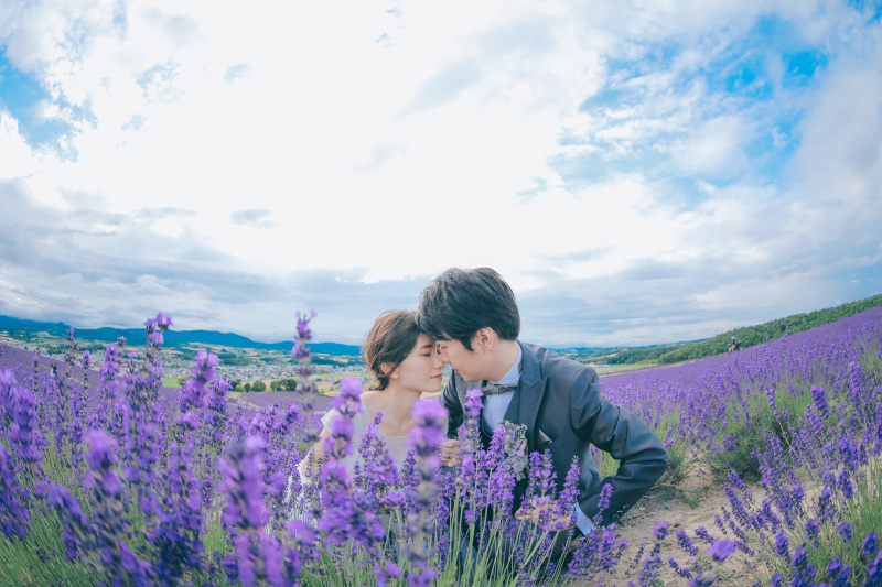 ふたりだけのお花畑で