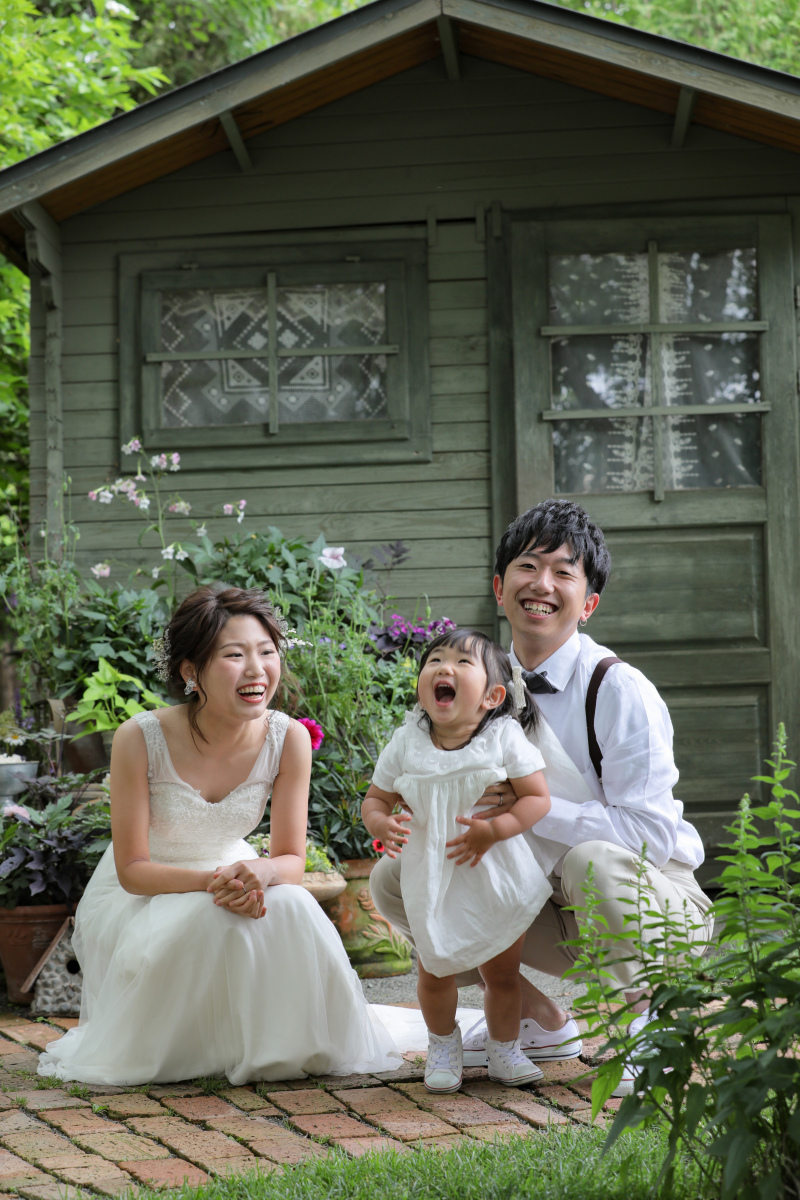 お子さんもご一緒に撮影できます