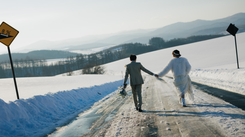 道路は除雪もされています