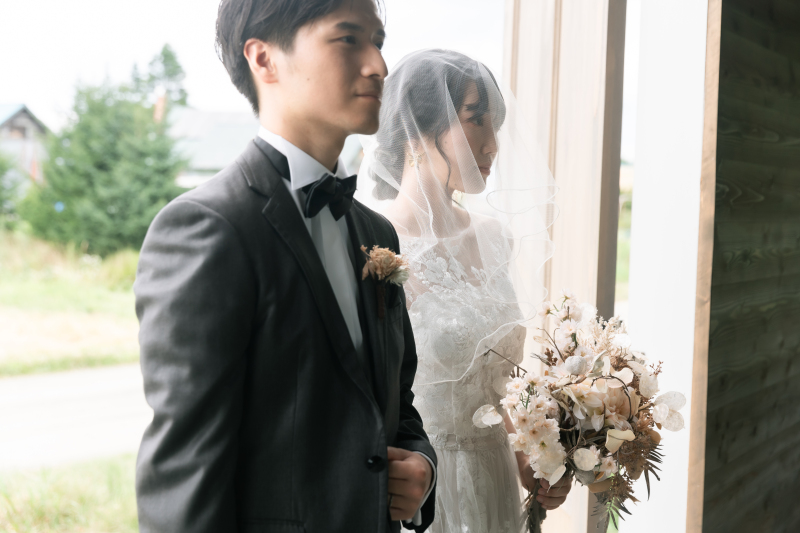 撮影はチャペルからスタート