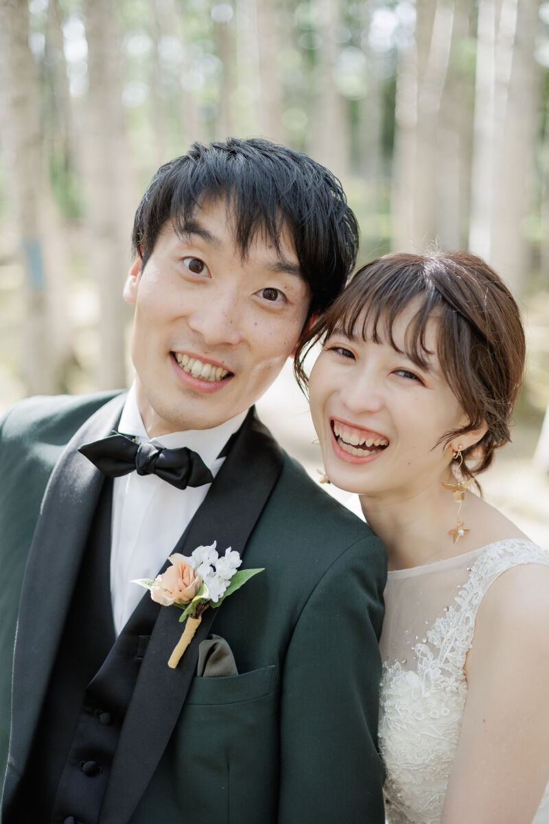 グッとくっついた表情も〜！