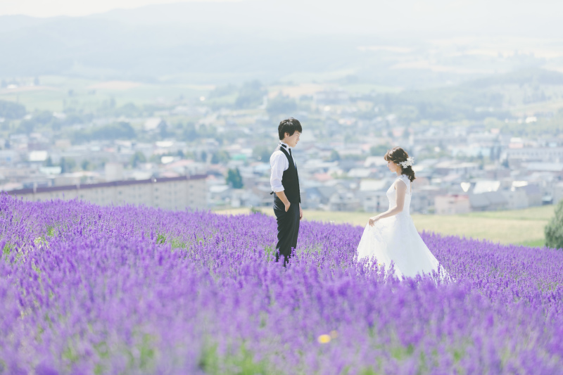 街並みを見おろしながら