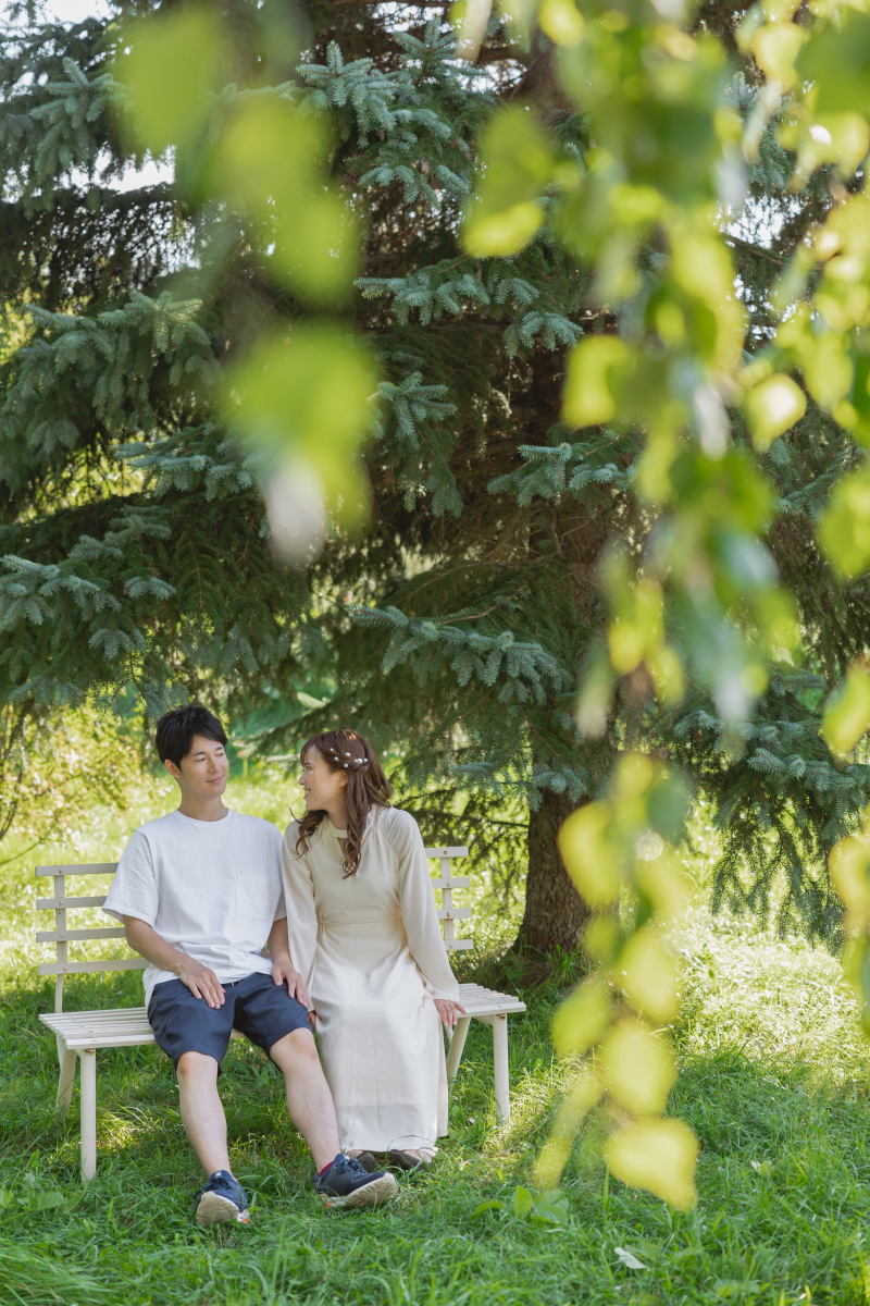 最後はガーデンで