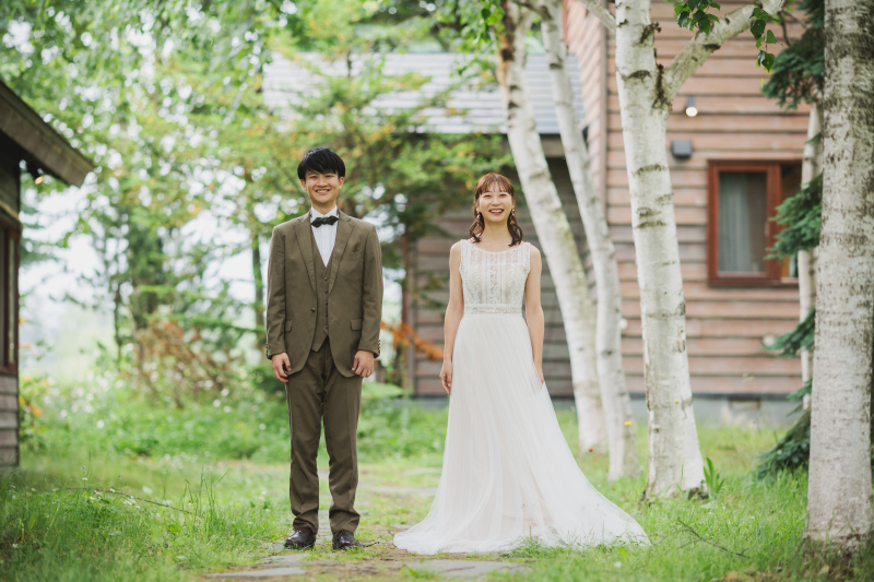 【上野ファーム+チャペル+ガーデン】衣装+ヘアメイク+アクセサリー+ブーケ等/写真データ300枚+アルバム25cut/レタッチ