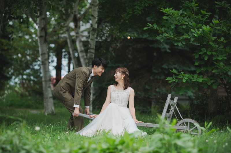 【チャペル&ガーデンフォト】衣装+ヘアメイク+アクセサリー+ブーケ+靴などを含む◎写真データ200カット納品(美肌レタッチ付き)