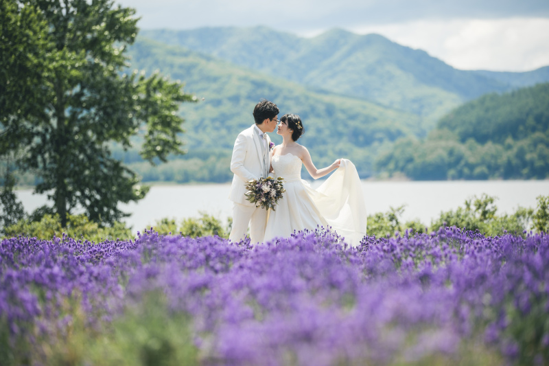 【かなやま湖+チャペル+ガーデン撮影】衣装+ヘアメイク+アクセサリー+ブーケ等/写真データ300枚+アルバム25cut/レタッチ