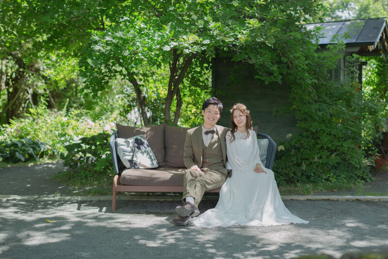 【上野ファームでウエディング撮影】衣装+ヘアメイク+アクセサリー+ブーケ等/写真データ250枚+アルバム35cut/美肌レタッチ