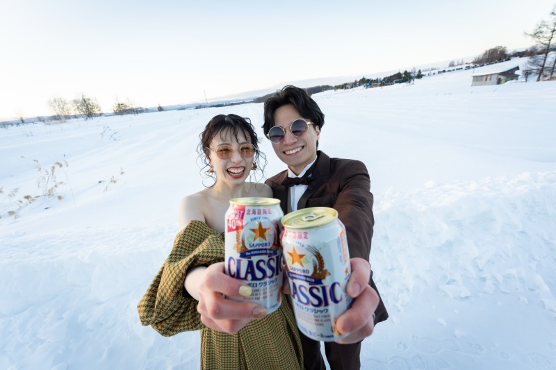 【冬_美瑛】動物スノーロケ+美瑛の丘ロケーション◇全データ美肌レタッチ込(2026年1月17日〜2月28日)