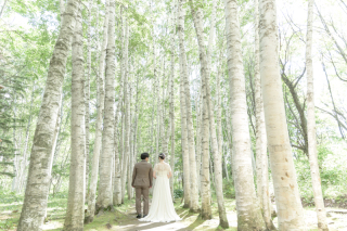美瑛・富良野の自然の中でのWedding Photo