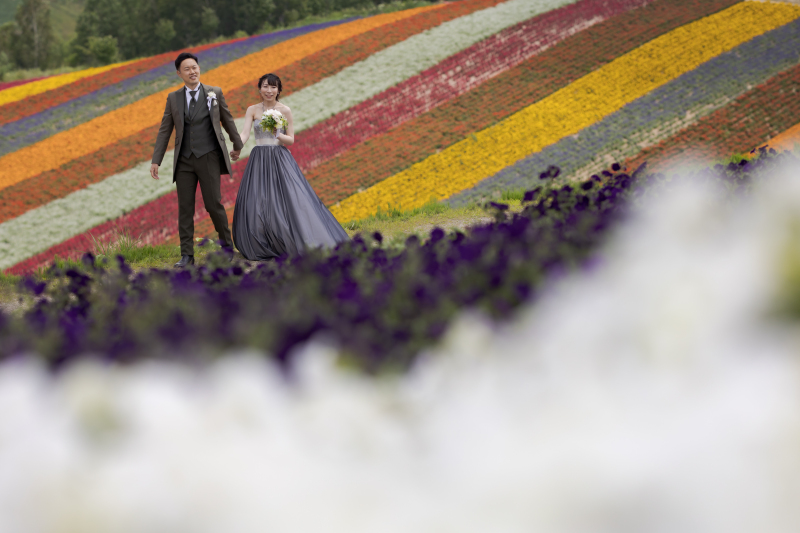 ７色の虹のような