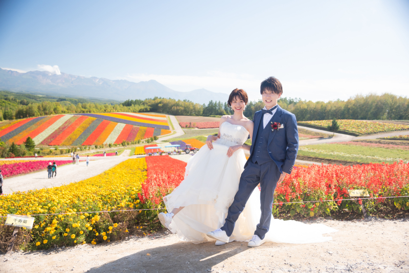 笑顔あふれる撮影Wedding　Photo／ウェディングドレス