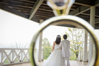 雨の中でのWedding　Photo／【お客様の声】