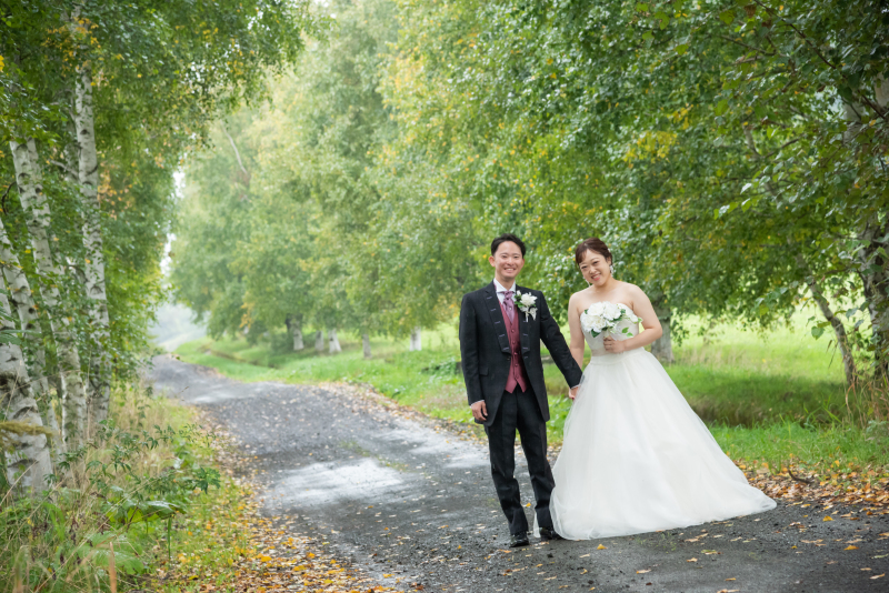 美瑛でWedding　Photo
