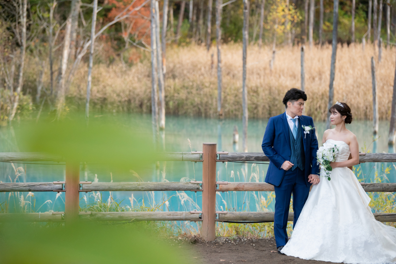 2か所目：青い池