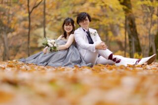 北海道紅葉ロケーションフォト／洋装2点【お客様の声】