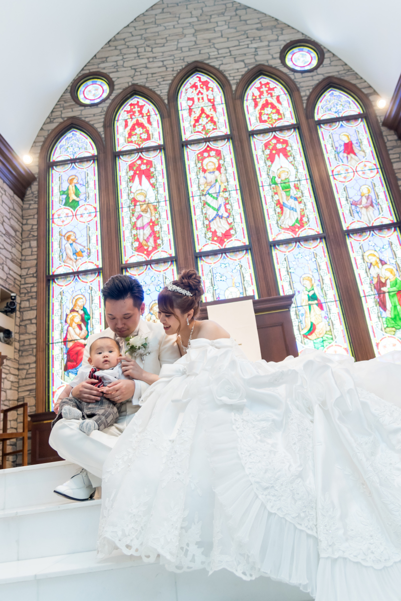 貸切のチャペルでのこす