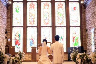 チャペルもロケーションも／洋装２点【お客様の声】