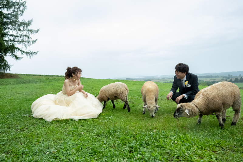 北海道のロケーションでWedding　Photo／【お客様の声】