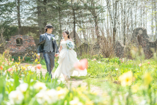 北海道を満喫しながらのWedding Photo