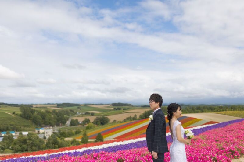 お花満開のロケーションフォト【お客様の声】