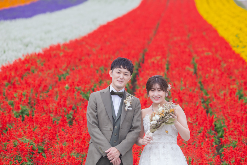 お花がまぶしい