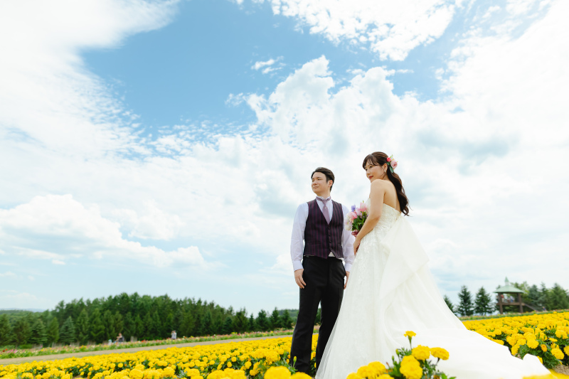 北海道で撮りたい！の願いが叶ったWedding Photo／【お客様の声】