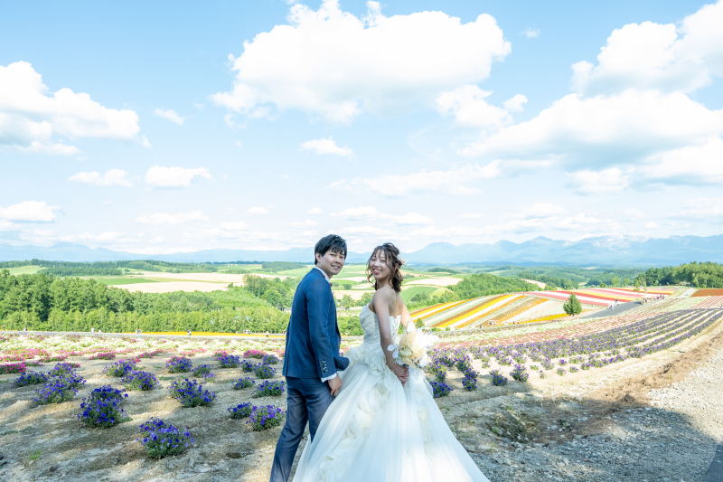 四季彩の丘は10月まで撮影が可能！