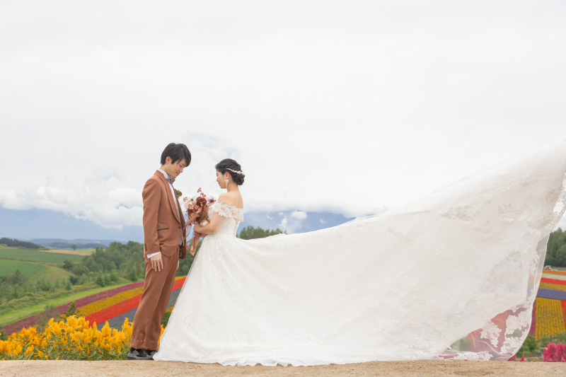 大好きな美瑛でのWedding　Photo／【お客様の声】
