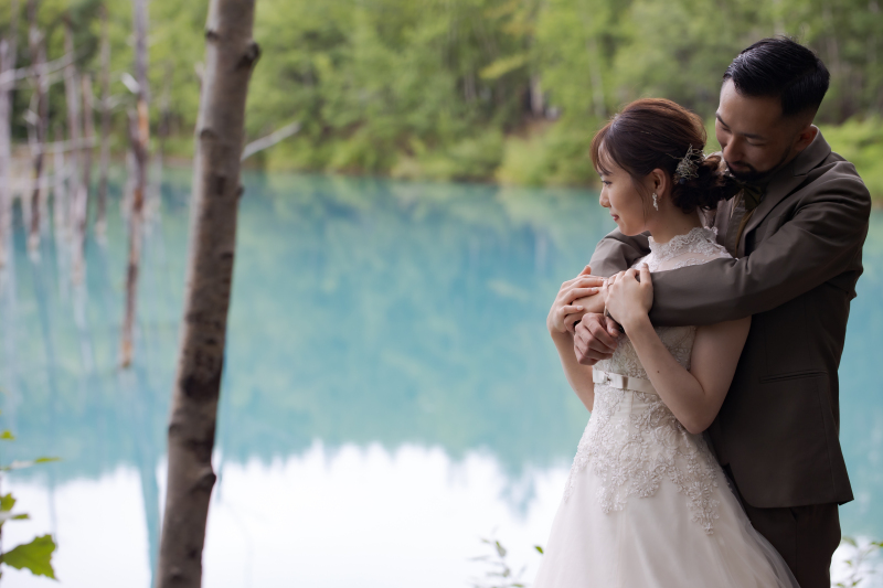 独特の青の世界